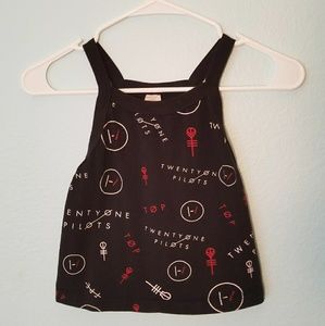 Hot Topic Twenty One Pilots Halter Top Shirt